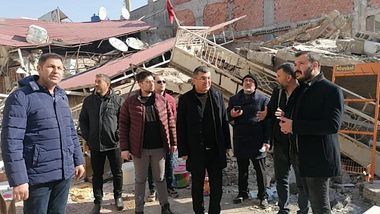 Gelecek Partisi Konya İl Başkanı Hasan Ekici Hatay'da