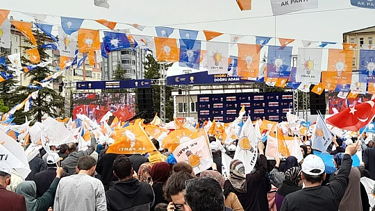 Yıldırım, Seydişehir'de halka hitap etti