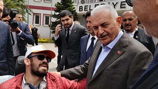 Yıldırım, Seydişehir'de halka hitap etti