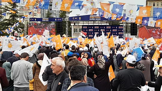 Yıldırım, Seydişehir'de halka hitap etti