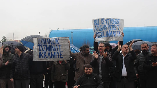Yağmur altında emek mücadelesi