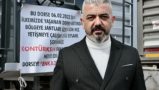 Konya organize sanayisinden tır şoförüne jest
