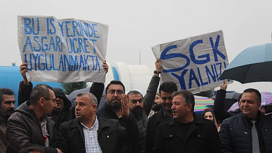Yağmur altında emek mücadelesi