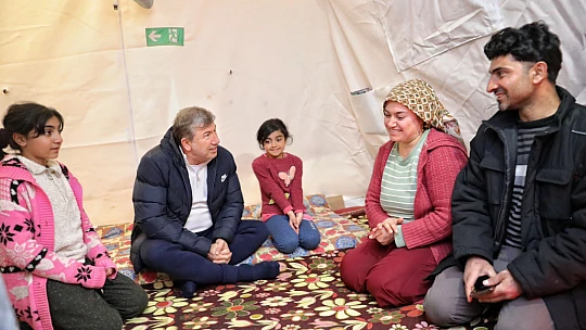 Tanju Çolak'tan Diyarbakırlı depremzedelere yardım