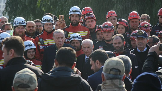 Cumhurbaşkanı Erdoğan ve MHP Lideri Bahçeli Hatay'da