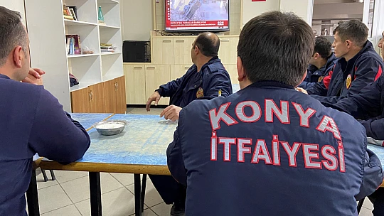 Enkaz altından 168 kişiyi kurtaran Konya itfaiye ekiplerinin bir kısmı döndü