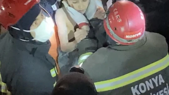 Enkaz altından 168 kişiyi kurtaran Konya itfaiye ekiplerinin bir kısmı döndü