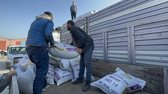 Konya Belediyesinden Hatay'da ki hayvancılara destek