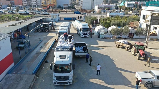 Konya Belediyesinden Hatay'da ki hayvancılara destek