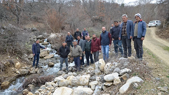 Konyalıların tarım için kullandığı gölet kuruyor