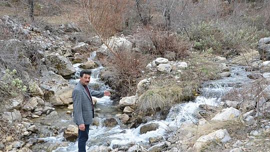 Konyalıların tarım için kullandığı gölet kuruyor