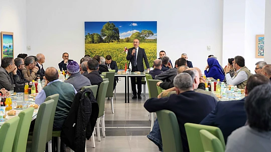 Başkan Kavuş EYT ile emekli olan personelle vedalaştı