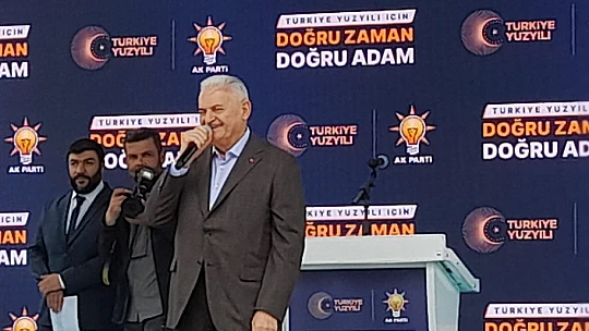 Yıldırım, Seydişehir'de halka hitap etti
