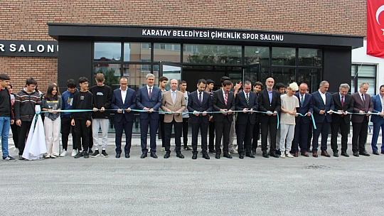 Karatay'da spor salonu açılışı gerçekleştirildi