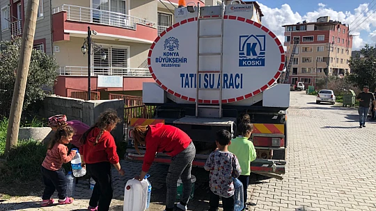 Konya Büyükşehir Hatay'da Temiz Su İhtiyacını Gideriyor