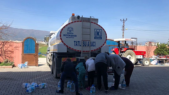 Konya Büyükşehir Hatay'da Temiz Su İhtiyacını Gideriyor