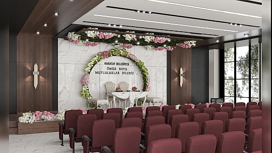 Karatay'a yeni modern nikah, düğün ve sergi salonu
