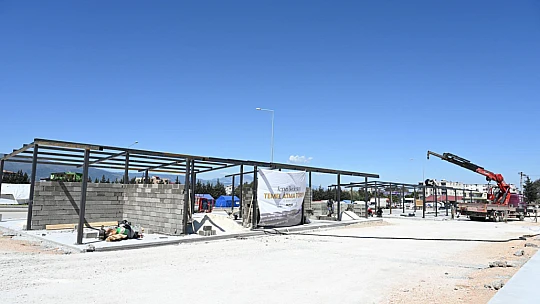 Hatay'da 152 Dükkandan Oluşan Konya Bedesteninin Temeli Atıldı