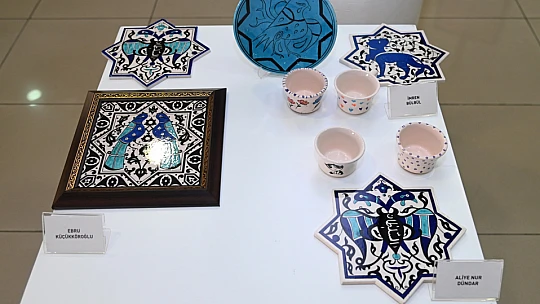 Konya'da Çini ve seramik sergisi gerçekleşti
