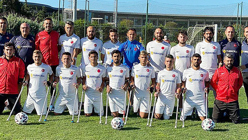 Ampute Futbol Milli Takımı Riva'da kampa girdi
