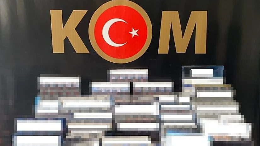 Gaziantep'te 5 bin 340 paket kaçak sigara ele geçirildi