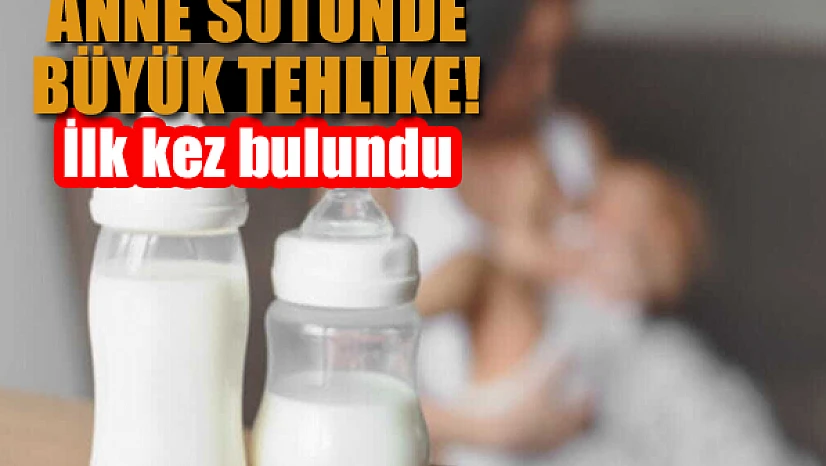Anne sütünde büyük tehlike! İlk kez bulundu