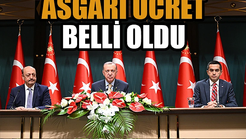 Asgari ücret belli oldu