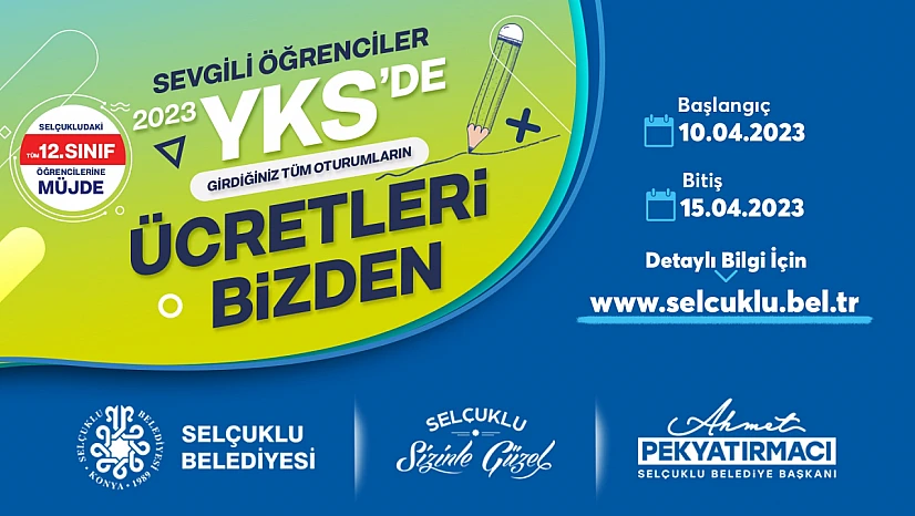 Başkan Pekyatırmacı öğrencilere YKS müjdesi