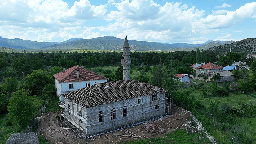 Konya'da 120 yıllık cami restorasyonu