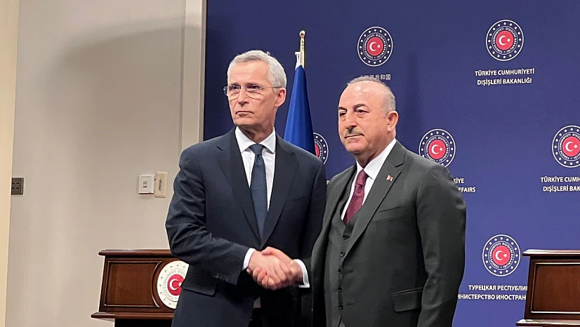 Çavuşoğlu, NATO Genel Sekreteri Stoltenberg ile görüştü