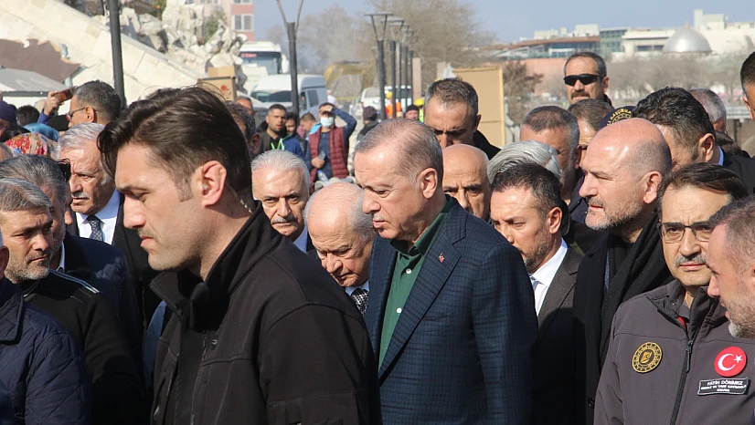 Cumhurbaşkanı Erdoğan ve MHP Lideri Bahçeli Hatay'da