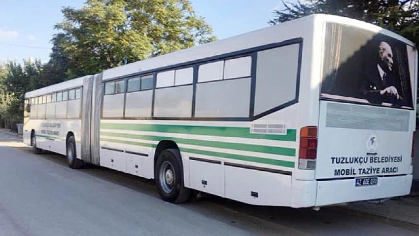 İzmir'den Konya'ya Mobil Taziye Aracı