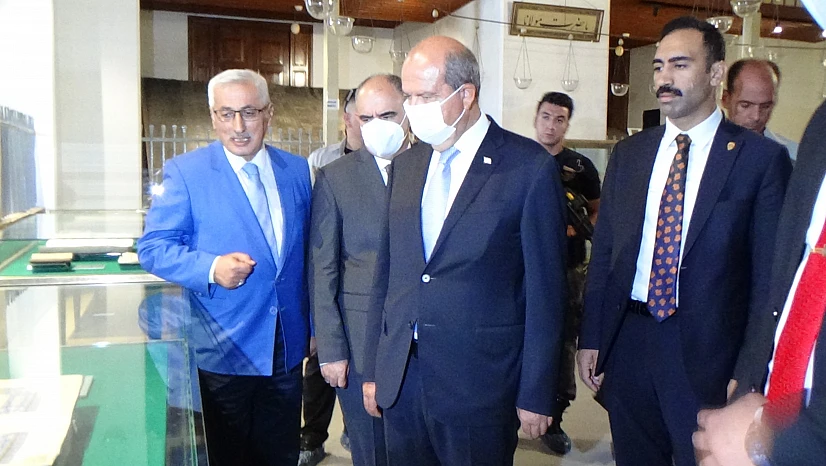 KKTC Cumhurbaşkanı Mevlana Müzesini ziyaret etti