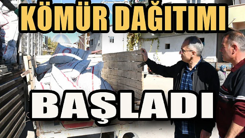 Kömür dağıtımı başladı...