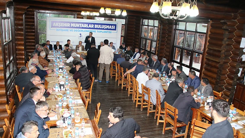Konya'da 'Akşehir Muhtarlar Buluşması' gerçekleştirildi