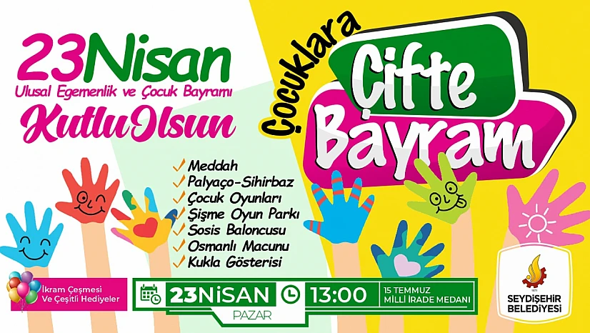 Konya'da o belediye çocuklara çifte bayram yaşatacak
