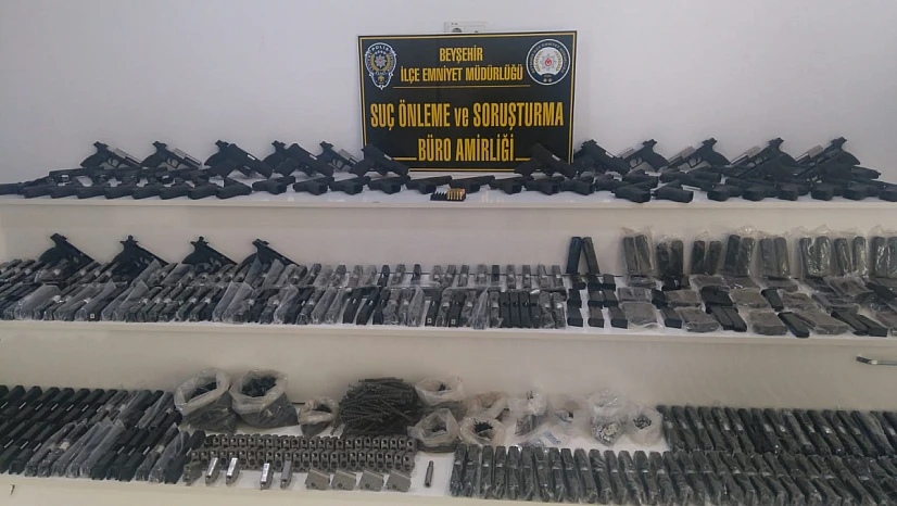 Konya'da silah kaçakçılığı operasyonunda bir şüpheli yakalandı