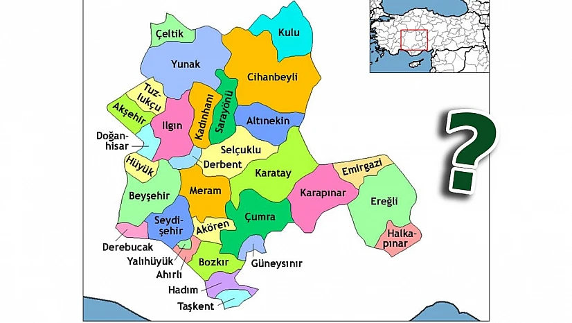 Konya'dan sadece 1 ilçe var! Adım adım il olmak için gün sayıyor...