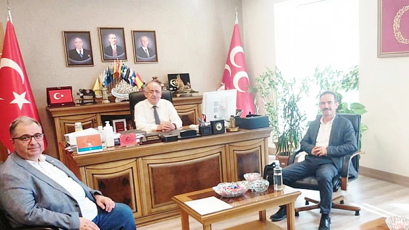 Konya Eczacı Odasından, Mustafa Kalaycı'ya ziyaret