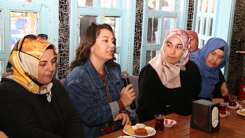 O ilçede kadınlarla toplantı yapıldı