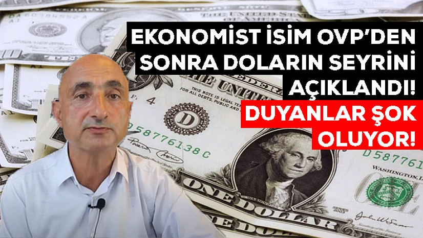 OVP'den sonra dolar kuru tahminleri duyanları şoke etti! Ekonomist isim OVP'den sonra doların seyrini açıkladı