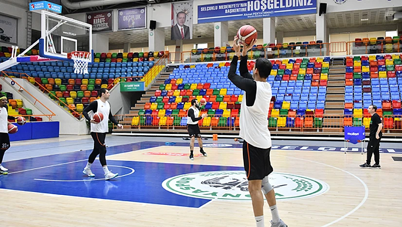 Potada Gaziantep Basketbol maçı hazırlıkları başladı