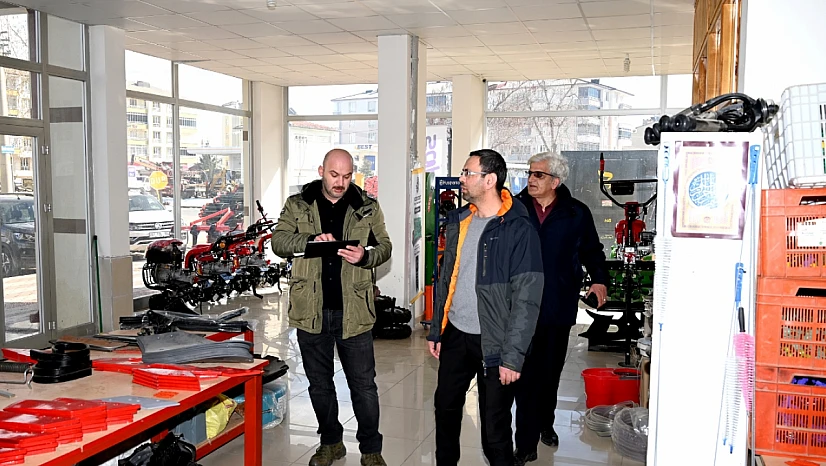 Seydişehir'de iş yerlerinin taşıyıcı sistemlerini denetlendi