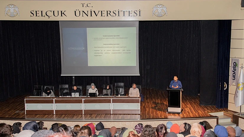 SÜ'de depremzedelere destek olacak gönüllülere eğitim verildi