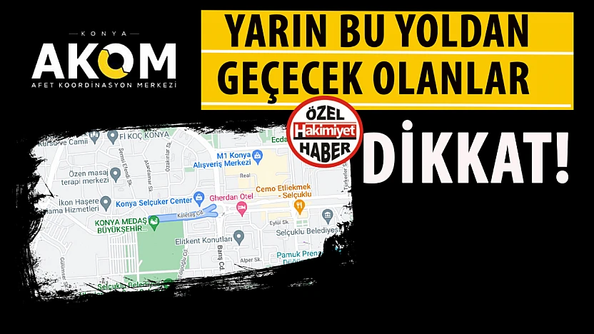 KOSKİ Çalışması Nedeniyle Bu Caddede Trafik Düzenlemesi Olacak