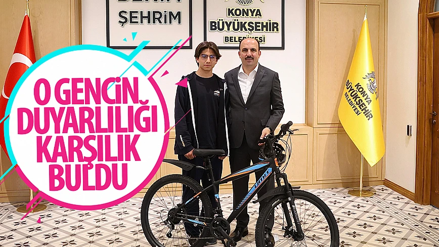 Konya Büyükşehir Belediye Başkanı, Liseli Gencin Örnek Davranışını Takdir Etti